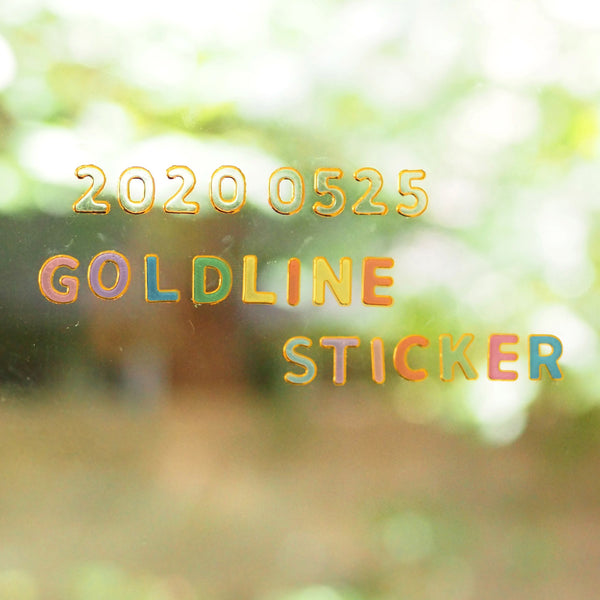 goldline alphabet removerable sticker_6sheets