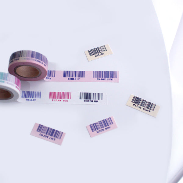 [15mm]Barcode paper tape