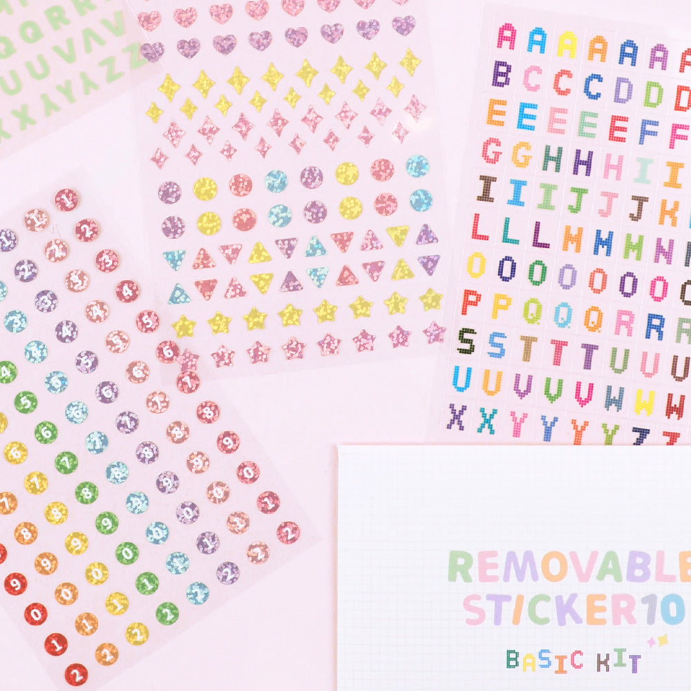 basic removerable sticker_10sheets