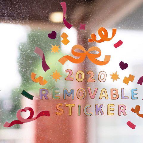 confetti removerable sticker_6sheets